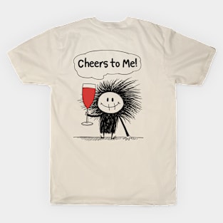 Cheers to Me!: Monster Celebrates Solo with Bubbly Whimsy T-Shirt